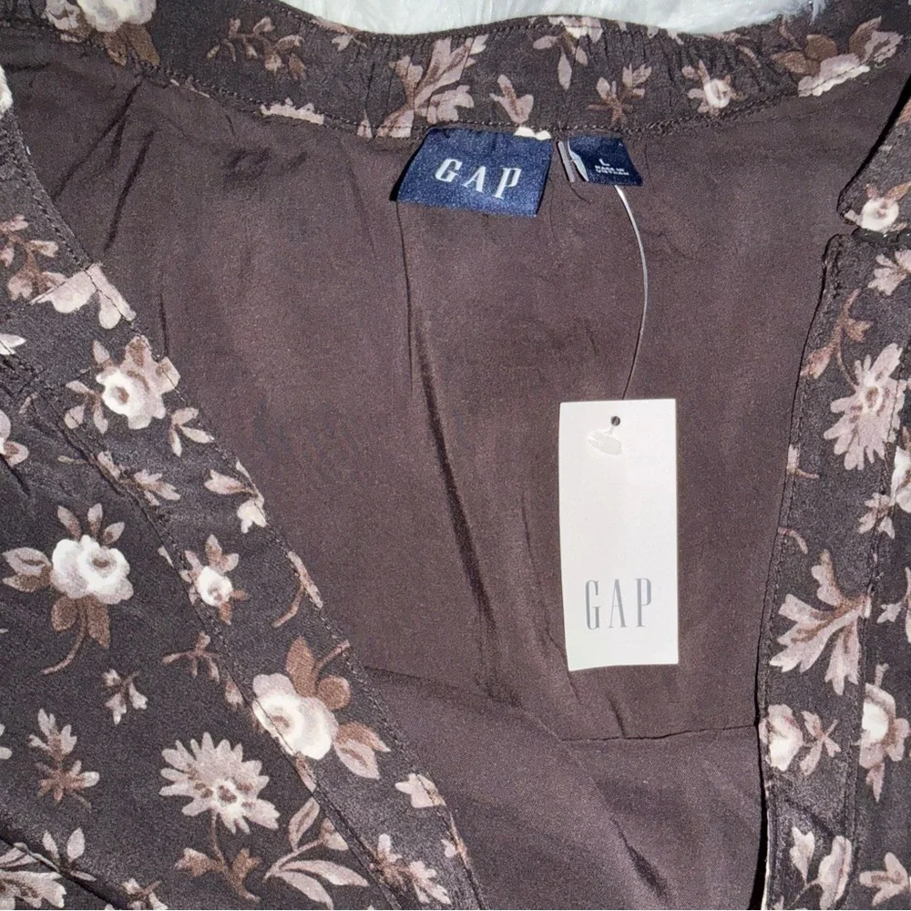 GAP Dark Floral A-Line Skirt
